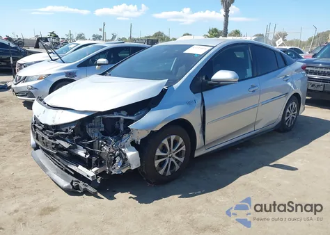 2021 Toyota Prius Prime Limited из США, поврежденный, VIN JTDKAMFP9M3178768